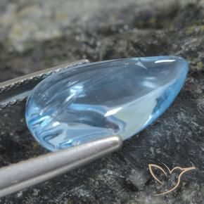 Topázio Azul Suíço Natural 7.25ct, Chique, Transparente