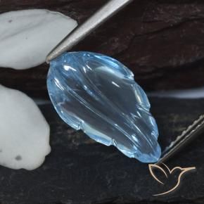 Topázio Céu azul Natural 6.11ct, Chique, Transparente