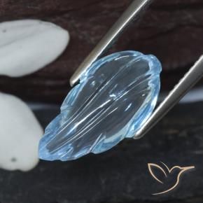 Topázio Céu azul Natural 6.11ct, Chique, Transparente