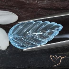 Topázio Azul Suíço Natural 6.89ct, Chique, Transparente