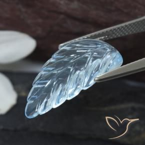 Topázio Azul Suíço Natural 6.89ct, Chique, Transparente