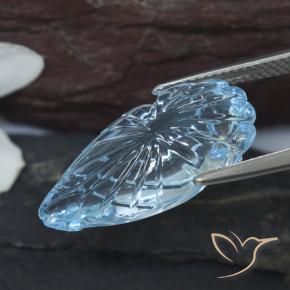Topázio Azul Suíço Natural 12.84ct, Chique, Transparente