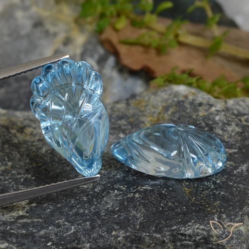 20.63ctw Natural Céu azul Topázio, Chique, Transparente