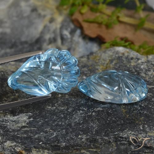 Pedras preciosas de Topázio Céu azul natural de 20.63 ct, Chique, Transparente