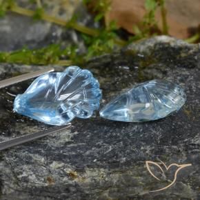 Pedras preciosas de Topázio Céu azul natural de 19.92 ct, Chique, Transparente