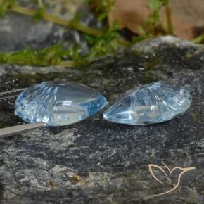 Pedras preciosas de Topázio Céu azul natural de 19.92 ct, Chique, Transparente