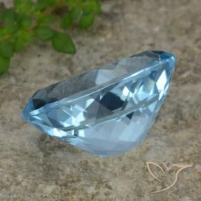 Topázio Azul Suíço Natural 23.15ct, oval, VVS-VS