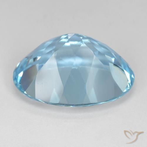 Topázio Céu azul Natural 22.58ct, oval, VVS