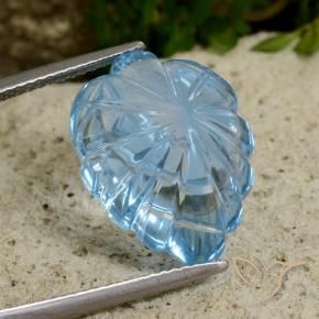 Topázio Azul Suíço Natural 13.61ct, Chique, Transparente