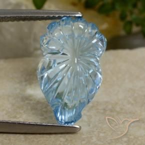 Topázio Azul Suíço Natural 11.13ct, Chique, Transparente