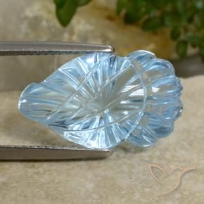 Topázio Céu azul Natural 12.00ct, Chique, Transparente