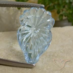 Topázio Céu azul Natural 12.00ct, Chique, Transparente