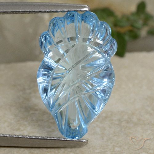 9.08ct Natural Azul Suíço Topázio, Chique, Transparente