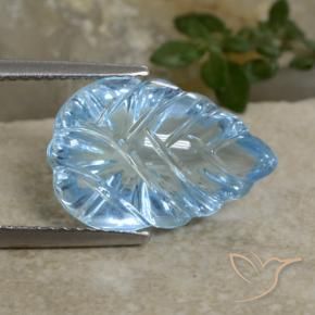 Topázio Céu azul Natural 8.71ct, Chique, Transparente