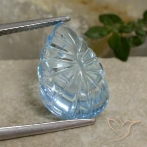 Topázio Céu azul Natural 8.71ct, Chique, Transparente