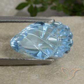 Topázio Azul Suíço Natural 10.34ct, Chique, Transparente