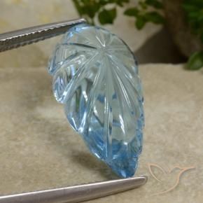 Topázio Azul Suíço Natural 14.80ct, Chique, Transparente