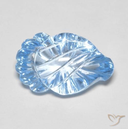 Topázio Céu azul Natural 11.55ct, Chique, Transparente