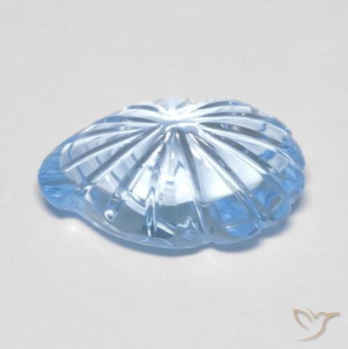 Topázio Céu azul Natural 11.55ct, Chique, Transparente