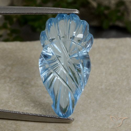 11.59ct Natural Céu azul Topázio, Chique, Transparente