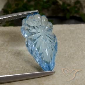 Topázio Céu azul Natural 11.59ct, Chique, Transparente