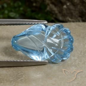 Topázio Céu azul Natural 9.14ct, Chique, Transparente