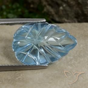 Topázio Azul Suíço Natural 9.91ct, Chique, Transparente