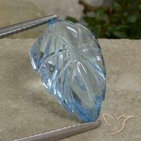 Topázio Azul Suíço Natural 8.82ct, Chique, Transparente