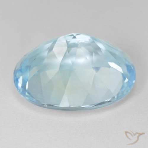 Topázio Céu azul Natural 24.57ct, oval, VVS-VS