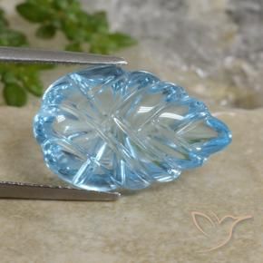 Topázio Céu azul Natural 12.71ct, Chique, Transparente