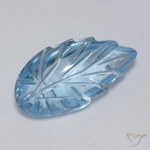 15.56ct Natural Céu azul Topázio, Chique, Transparente