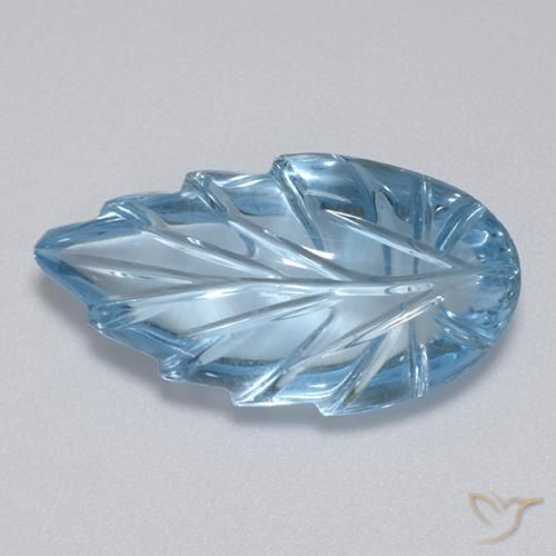 Topázio Céu azul Natural 15.56ct, Chique, Transparente