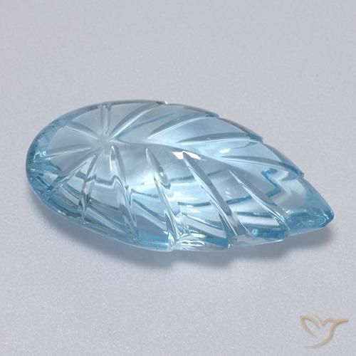 Topázio Céu azul Natural 15.56ct, Chique, Transparente