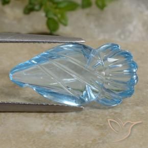Topázio Azul Suíço Natural 10.71ct, Chique, Transparente