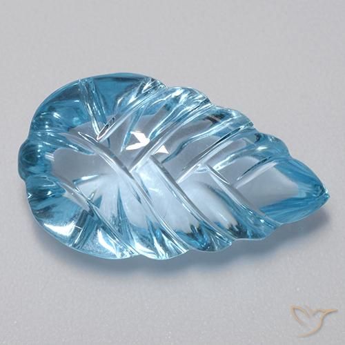 15.65ct Natural Azul Suíço Topázio, Chique, Transparente