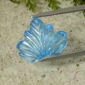 Topázio Azul Suíço Natural 6.98ct, Chique, Transparente