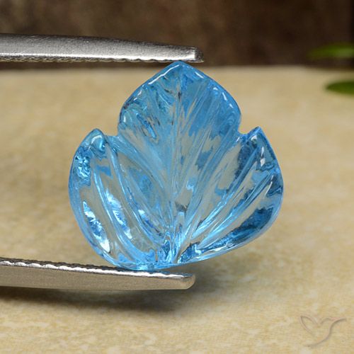 5.41ct Natural Azul Suíço Topázio, Chique, Transparente