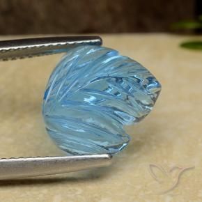 Topázio Azul Suíço Natural 5.41ct, Chique, Transparente
