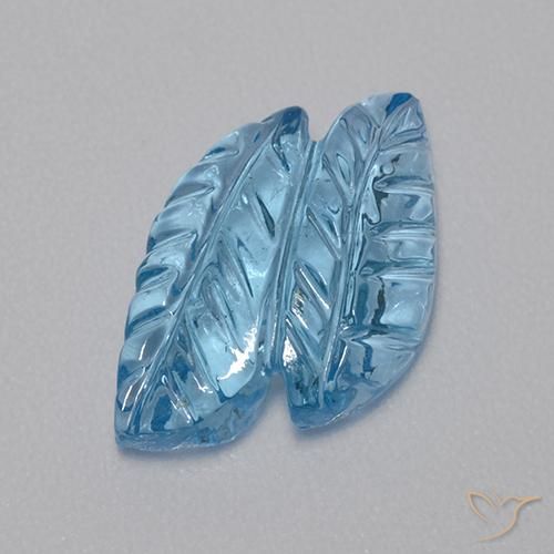 Topázio Azul Suíço Natural 4.85ct, Chique, Transparente