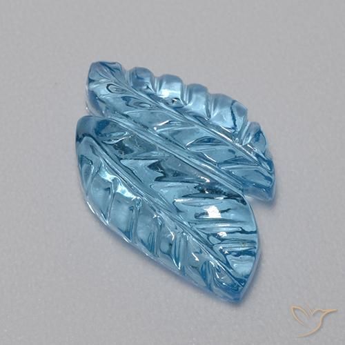 Topázio Azul Suíço Natural 4.85ct, Chique, Transparente