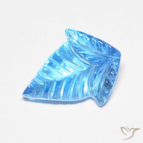 6.93ct Natural Azul Suíço Topázio, Chique, Transparente
