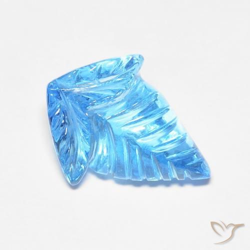 Topázio Azul Suíço Natural 6.93ct, Chique, Transparente