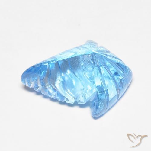 Topázio Azul Suíço Natural 6.93ct, Chique, Transparente