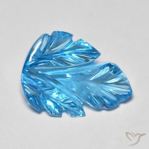 Topázio Azul Suíço Natural 11.03ct, Chique, Transparente