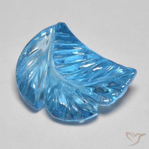 6.27ct Natural Azul Suíço Topázio, Chique, Transparente