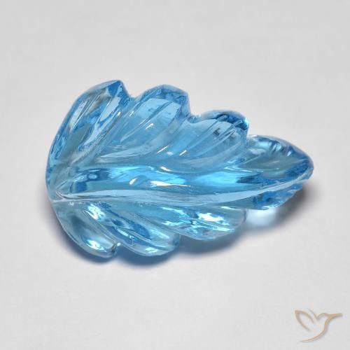 10.05ct Natural Azul Suíço Topázio, Chique, Transparente, Photo A