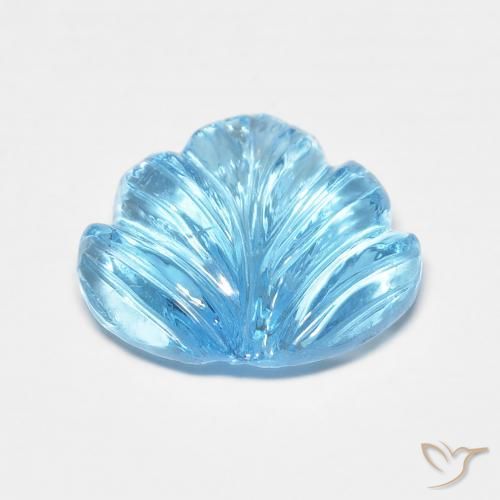 Topázio Céu azul Natural 5.82ct, Chique, Transparente