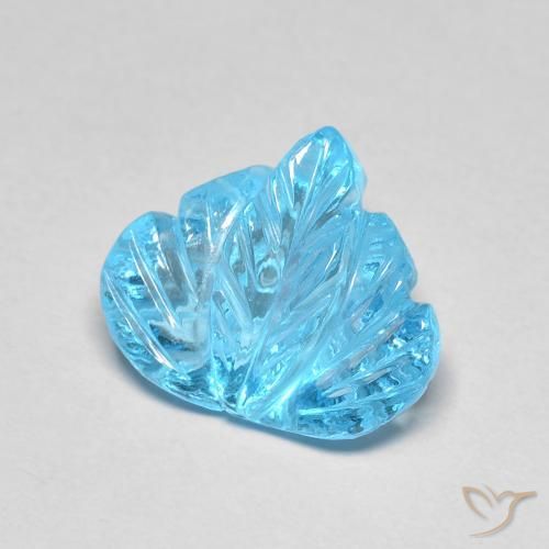 Topázio Azul Suíço Natural 5.55ct, Chique, Transparente