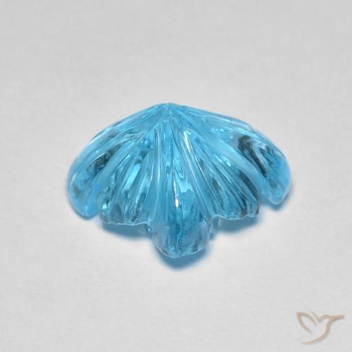 Topázio Azul Suíço Natural 5.55ct, Chique, Transparente