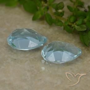 Pedras preciosas de Topázio Céu azul natural de 1.75 ct, Formato de pêra, VVS-VS